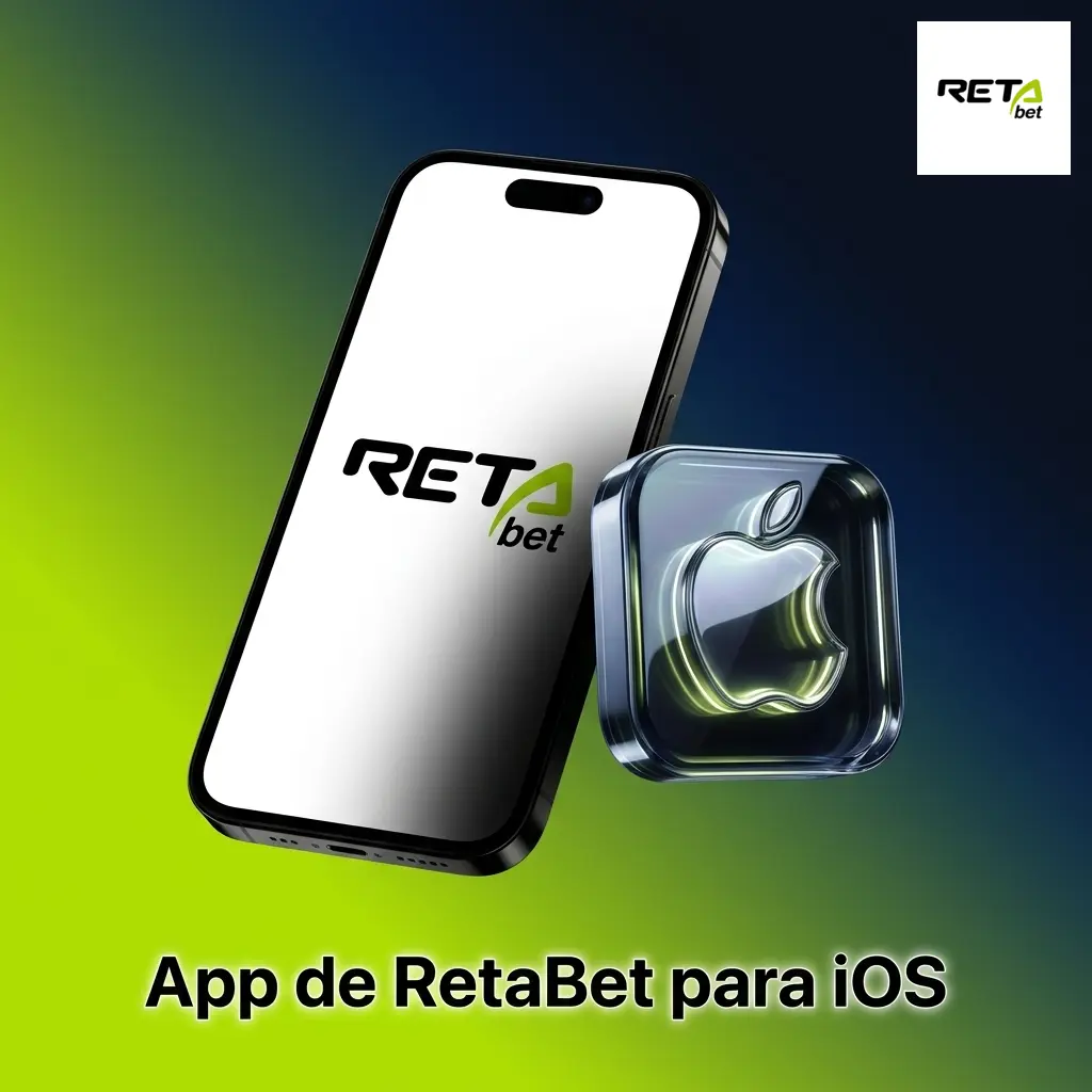 Aplicación móvil de RetaBet para iOS disponible en iPhone y iPad con apuestas deportivas y casino en vivo