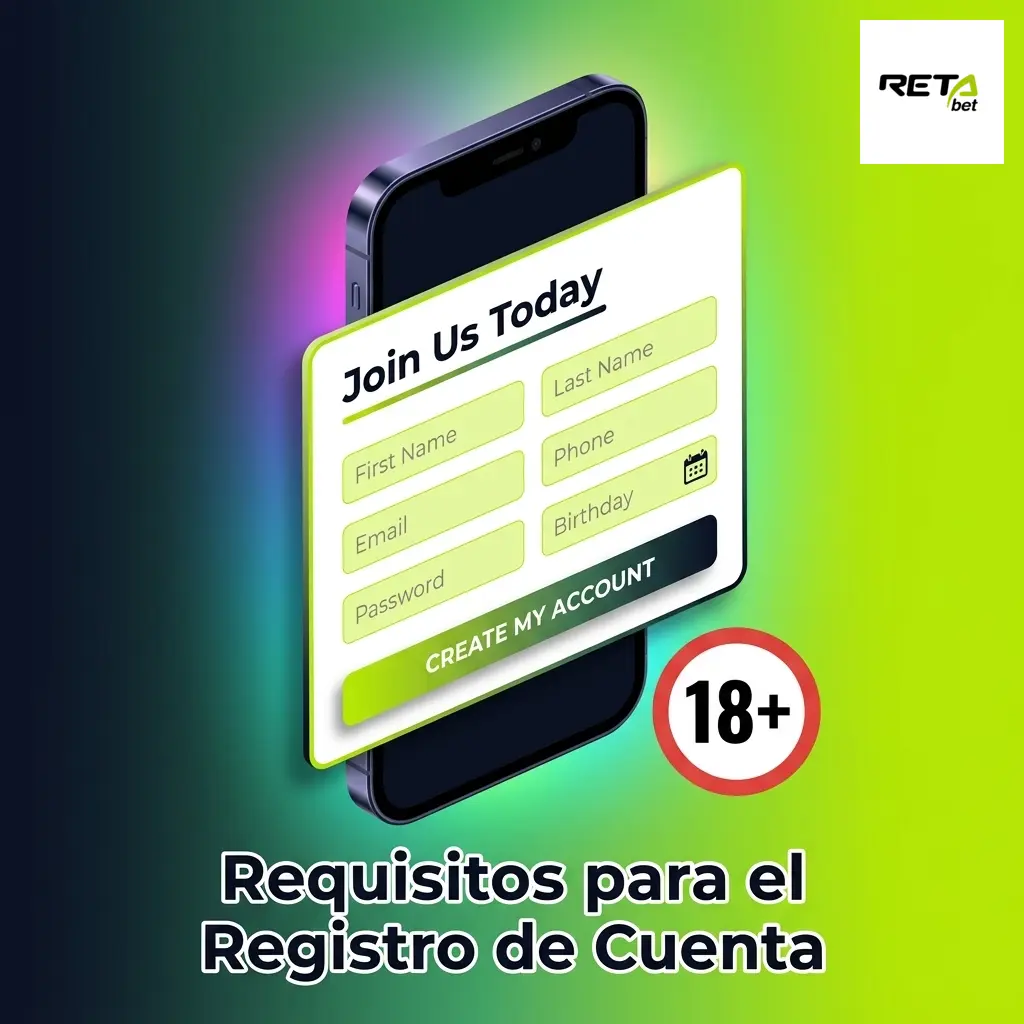 Requisitos para registrar cuenta en RetaBet Perú: edad mínima 18 años, DNI válido y datos verídicos 2026